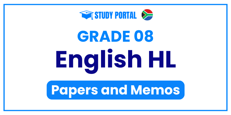 grade 8 english hl past papers pdf