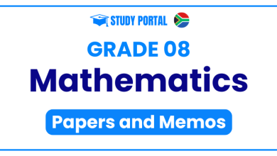 Grade 8 mathematics past exam paper